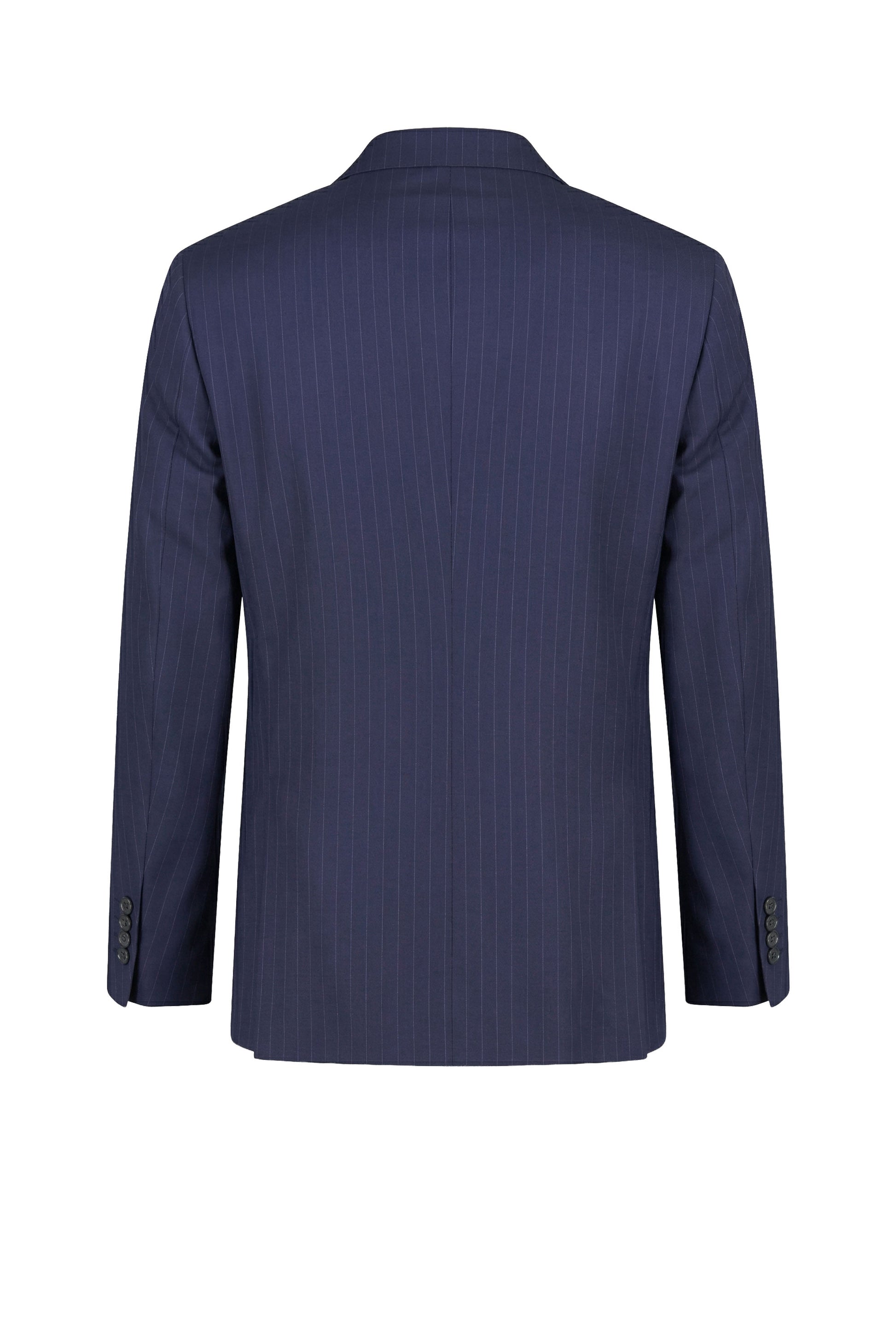 Pinstripe suit in virgin wool - MONTEZEMOLO