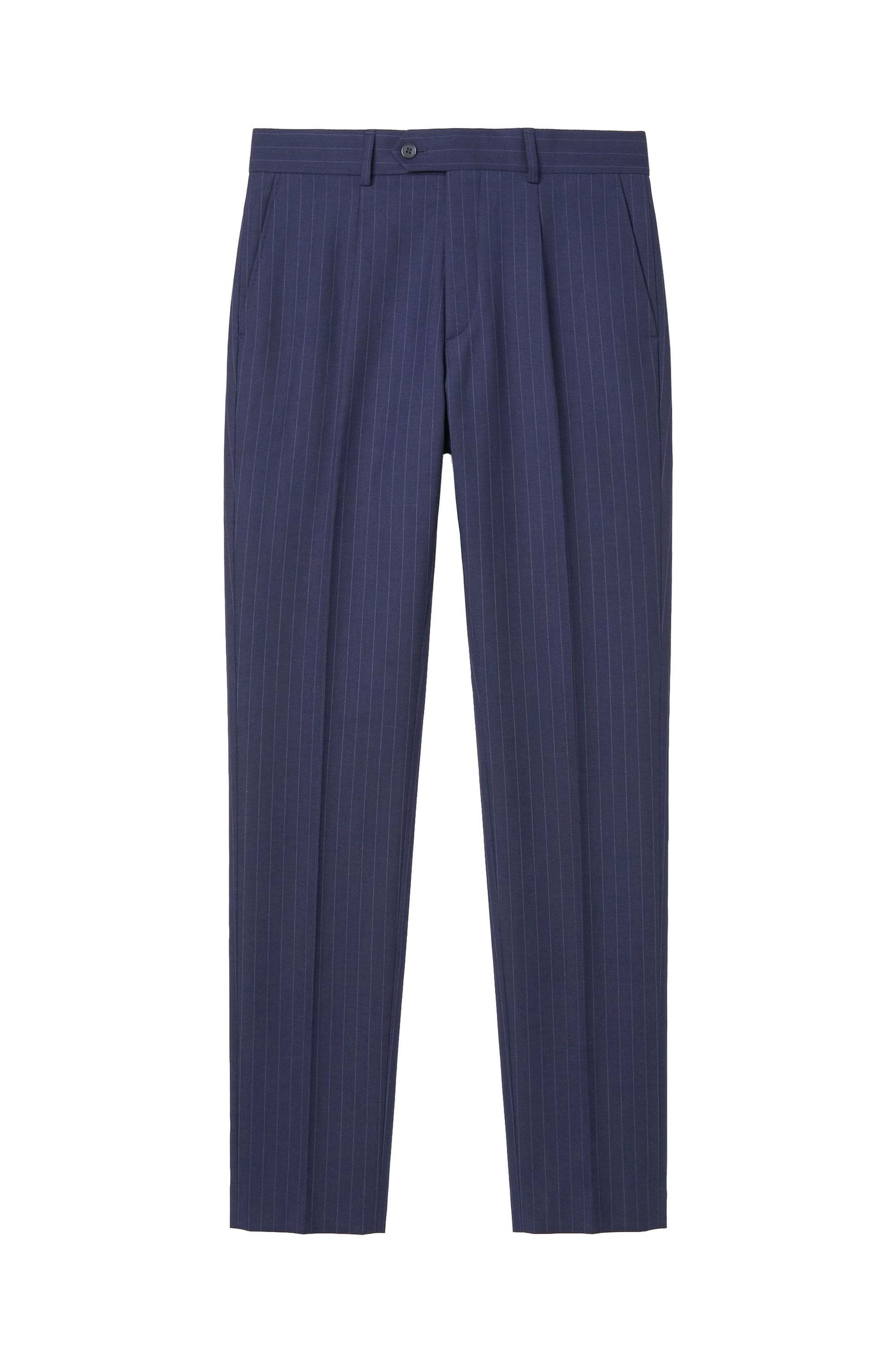 Pinstripe suit in virgin wool - MONTEZEMOLO