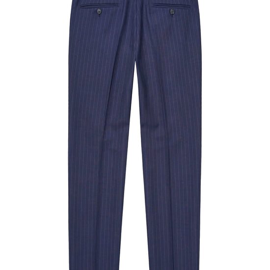 Pinstripe suit in virgin wool - MONTEZEMOLO