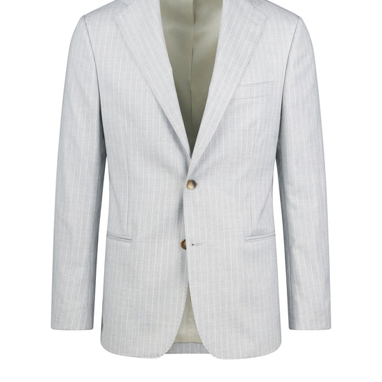 Pinstripe suit in virgin wool - MONTEZEMOLO