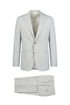 Pinstripe suit in virgin wool - MONTEZEMOLO