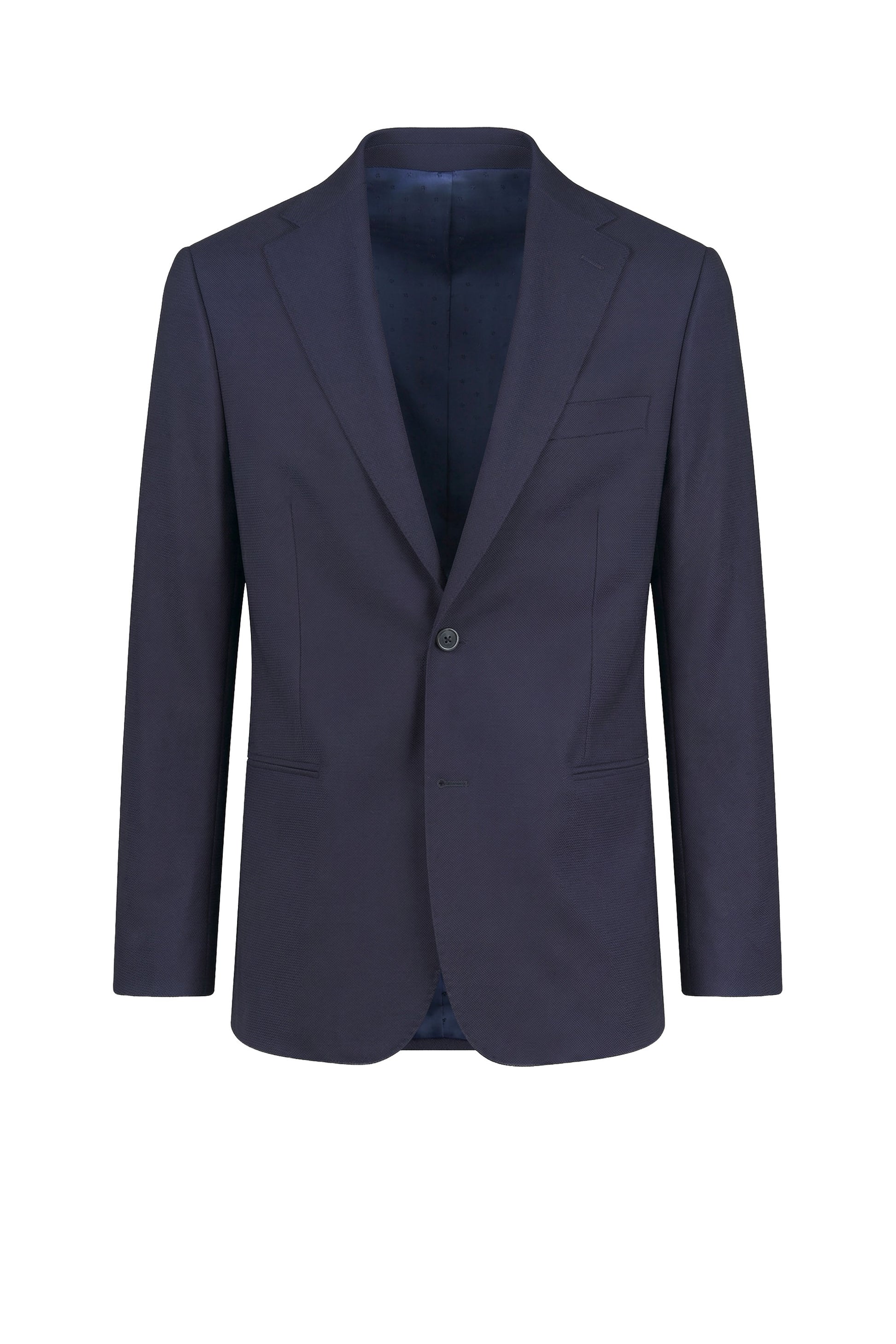 Single-breasted merino wool suit - MONTEZEMOLO