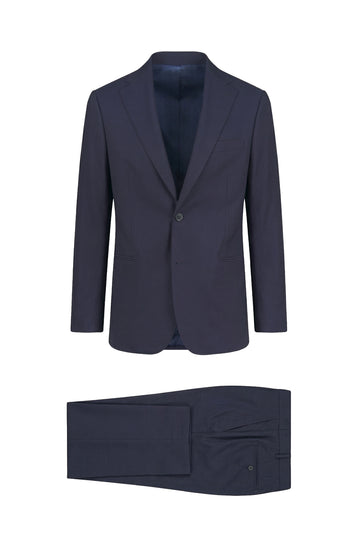 Single-breasted merino wool suit - MONTEZEMOLO