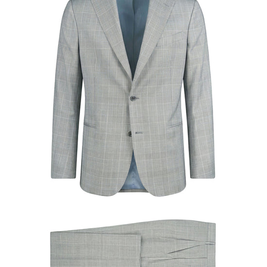 Fresco wool single-breasted suit - MONTEZEMOLO