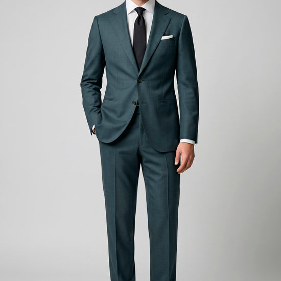 Super 150's merino wool suit - Loro Piana® fabrics - MONTEZEMOLO