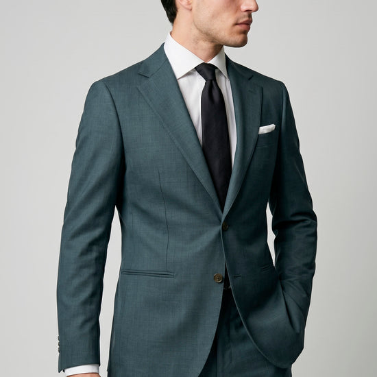Super 150's merino wool suit - Loro Piana® fabrics - MONTEZEMOLO