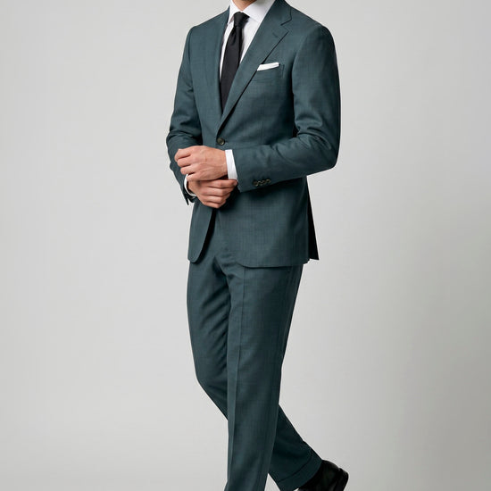 Super 150's merino wool suit - Loro Piana® fabrics - MONTEZEMOLO