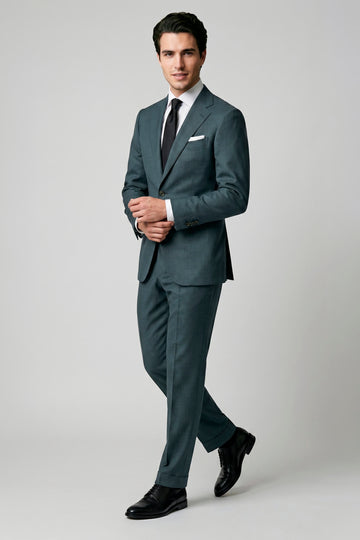 Super 150's merino wool suit - Loro Piana® fabrics - MONTEZEMOLO