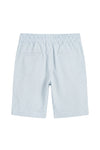 Pinstriped Seersucker drawstring bermuda - MONTEZEMOLO