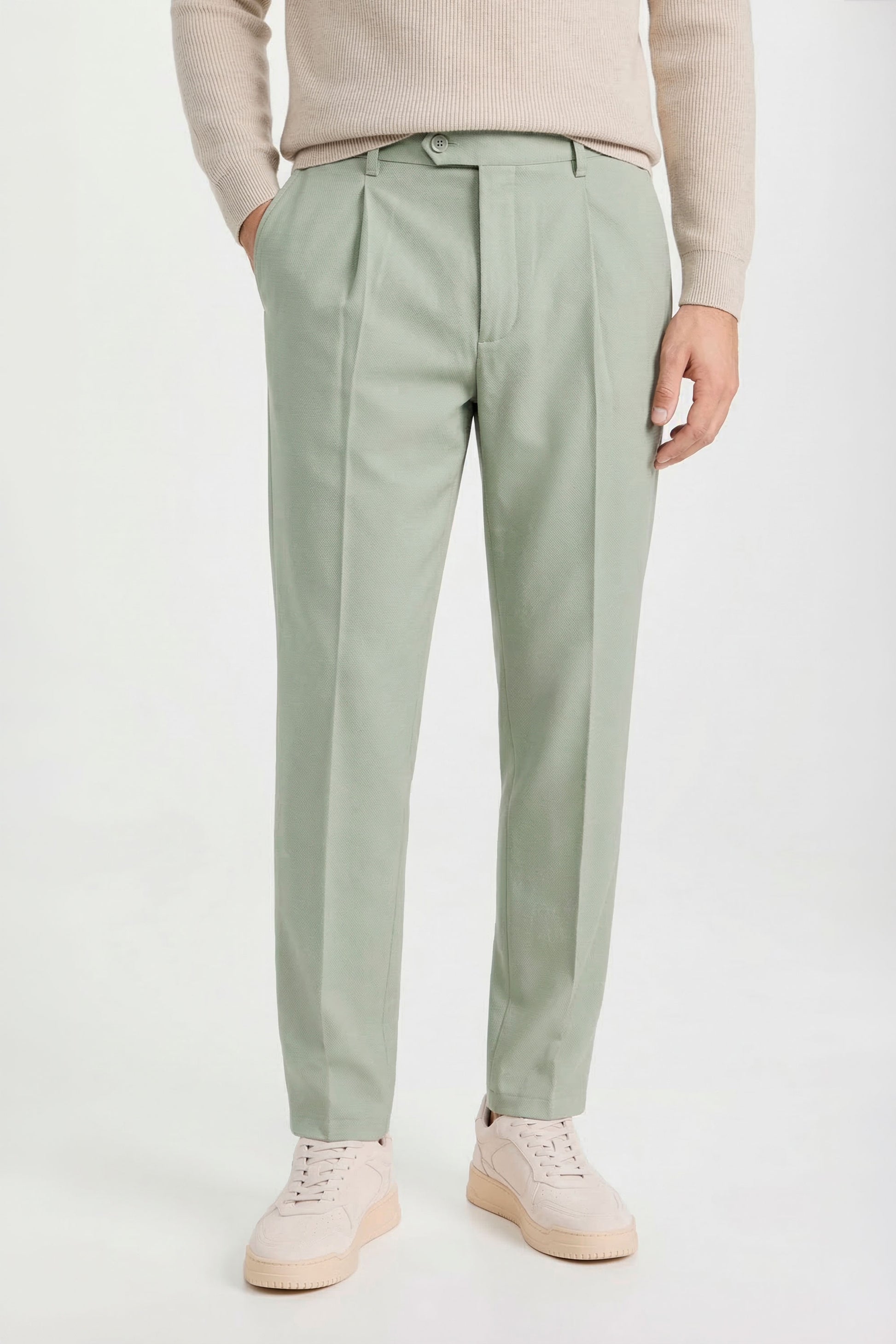 ZMART diagonal jersey trousers - MONTEZEMOLO