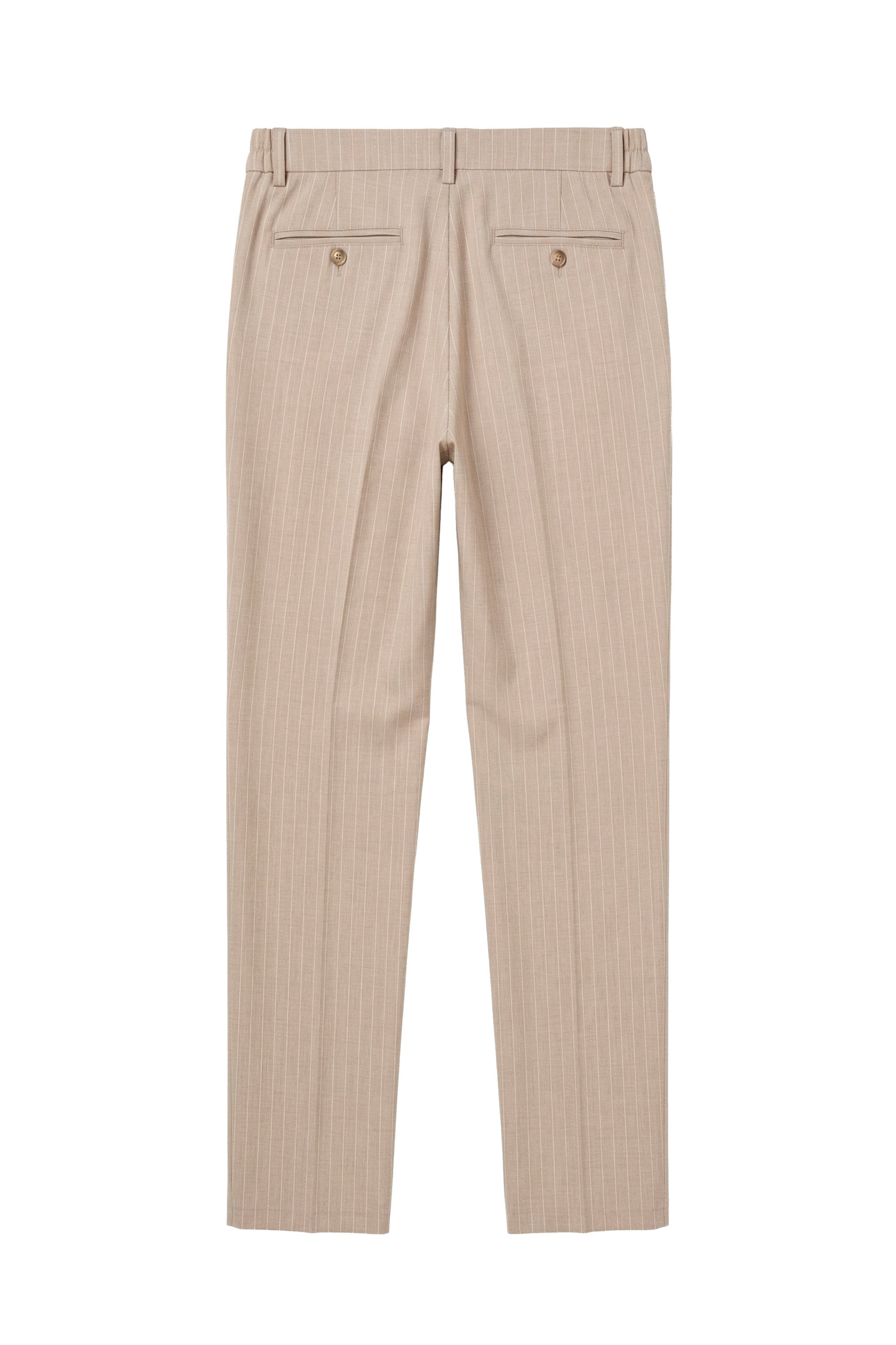 ZMART pinstripe jersey pleated trousers - MONTEZEMOLO