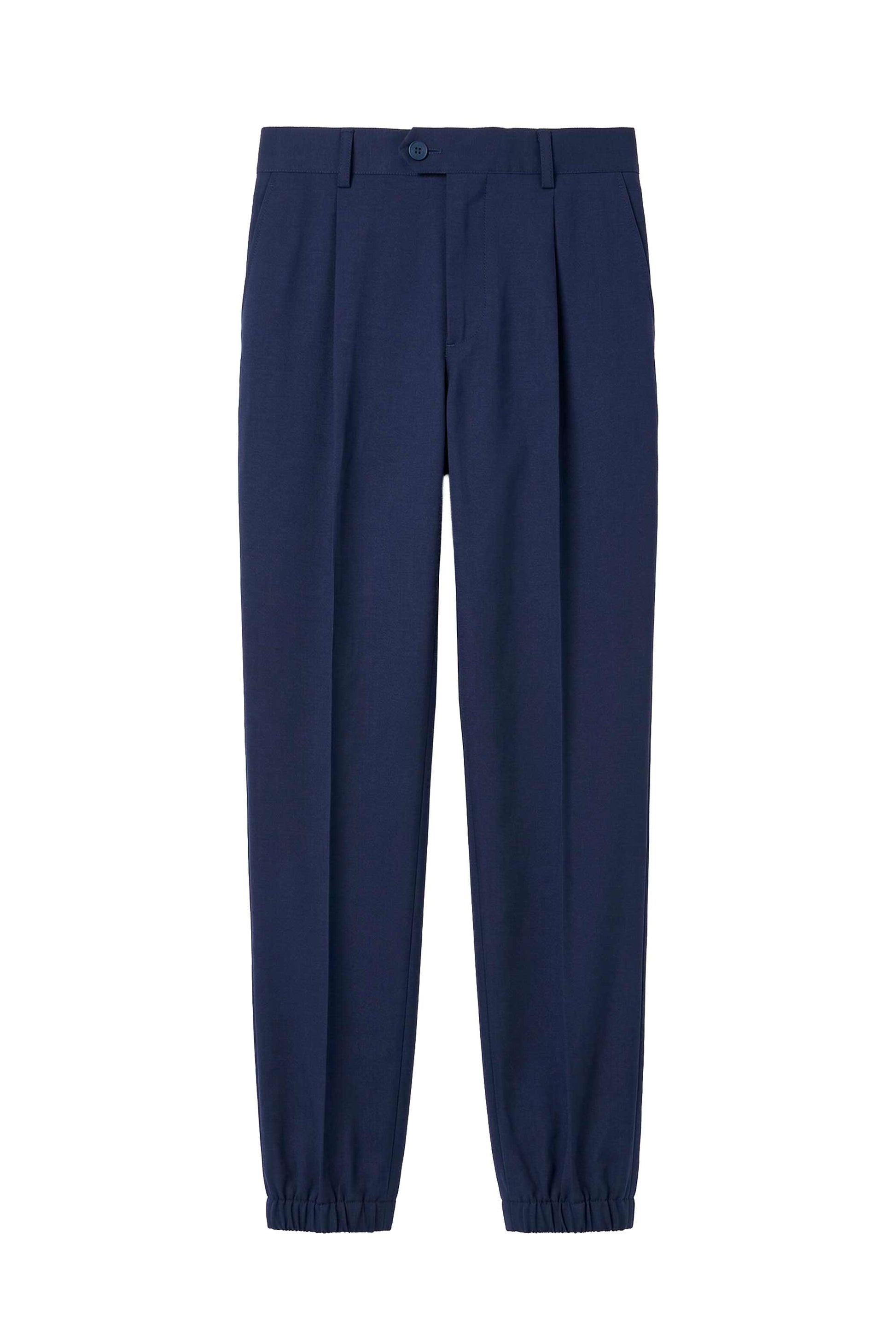 ZMART jersey trousers with pleat - MONTEZEMOLO