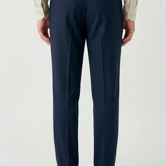 Bi-stretch wool tailored pleated trousers - MONTEZEMOLO