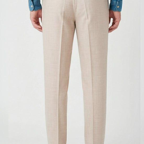 Bi-stretch wool tailored pleated trousers - MONTEZEMOLO