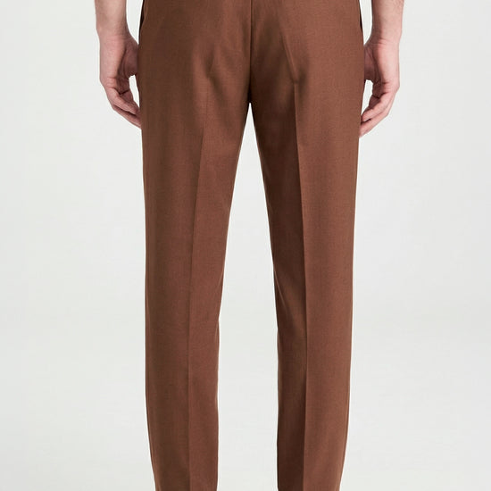 Bi-stretch wool tailored pleated trousers - MONTEZEMOLO