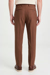 Bi-stretch wool tailored pleated trousers - MONTEZEMOLO