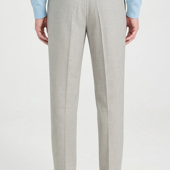 Bi-stretch wool tailored pleated trousers - MONTEZEMOLO