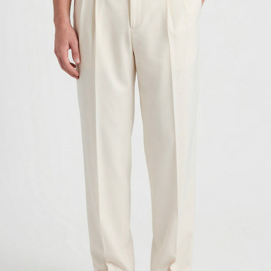 Fresco wool double pleats trousers - MONTEZEMOLO