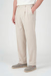 Fresco wool double pleats trousers - MONTEZEMOLO