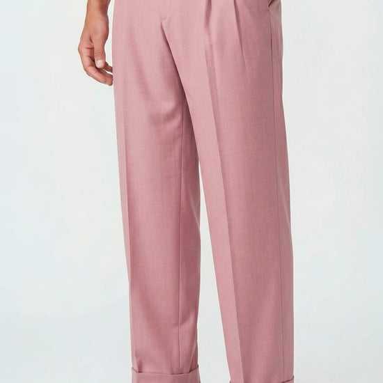 Fresco wool double pleats trousers - MONTEZEMOLO