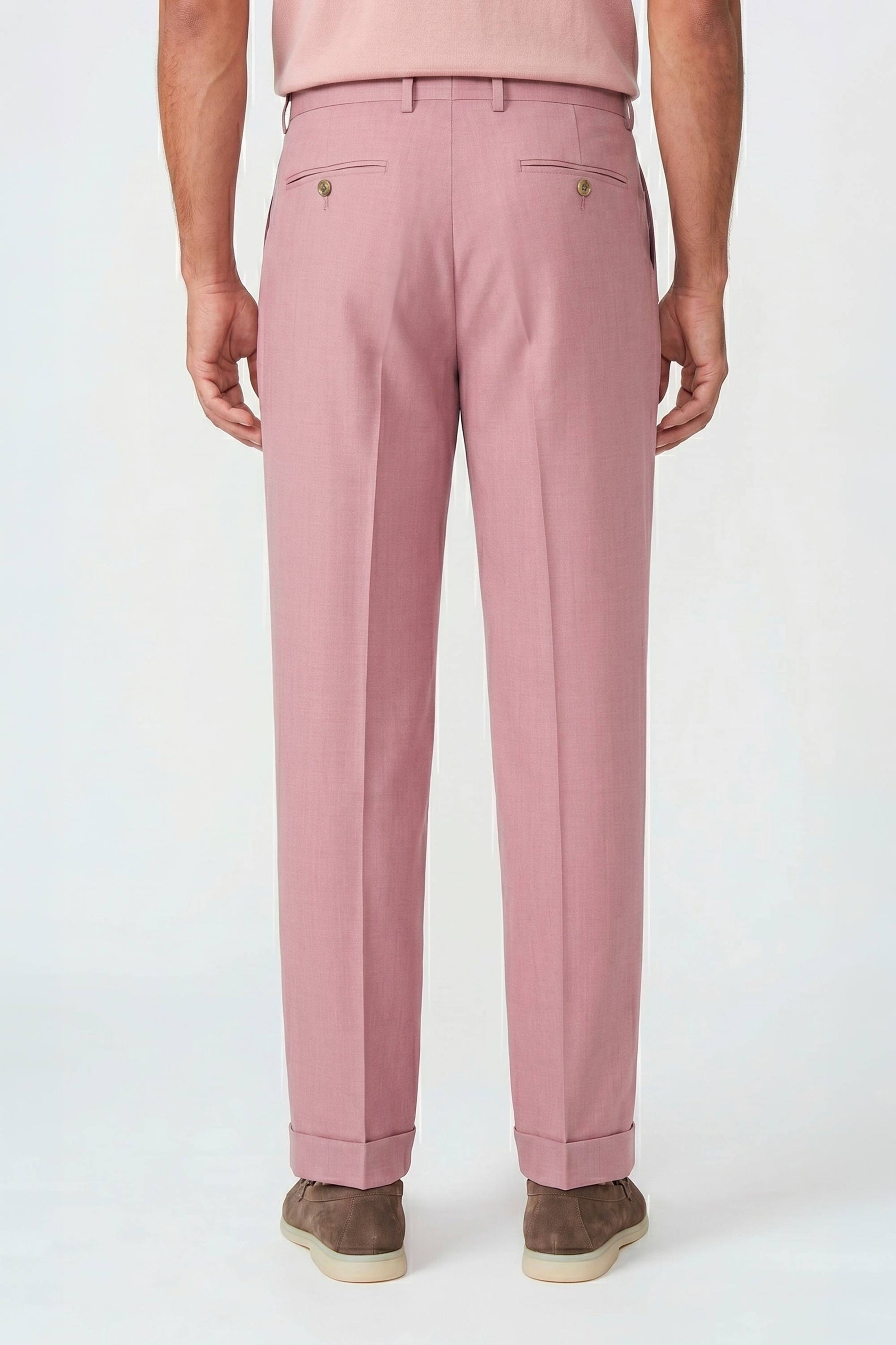 Fresco wool double pleats trousers - MONTEZEMOLO