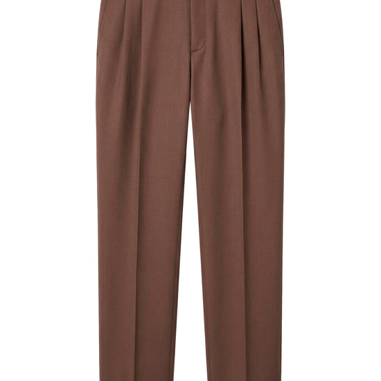 Fresco wool double pleats trousers - MONTEZEMOLO