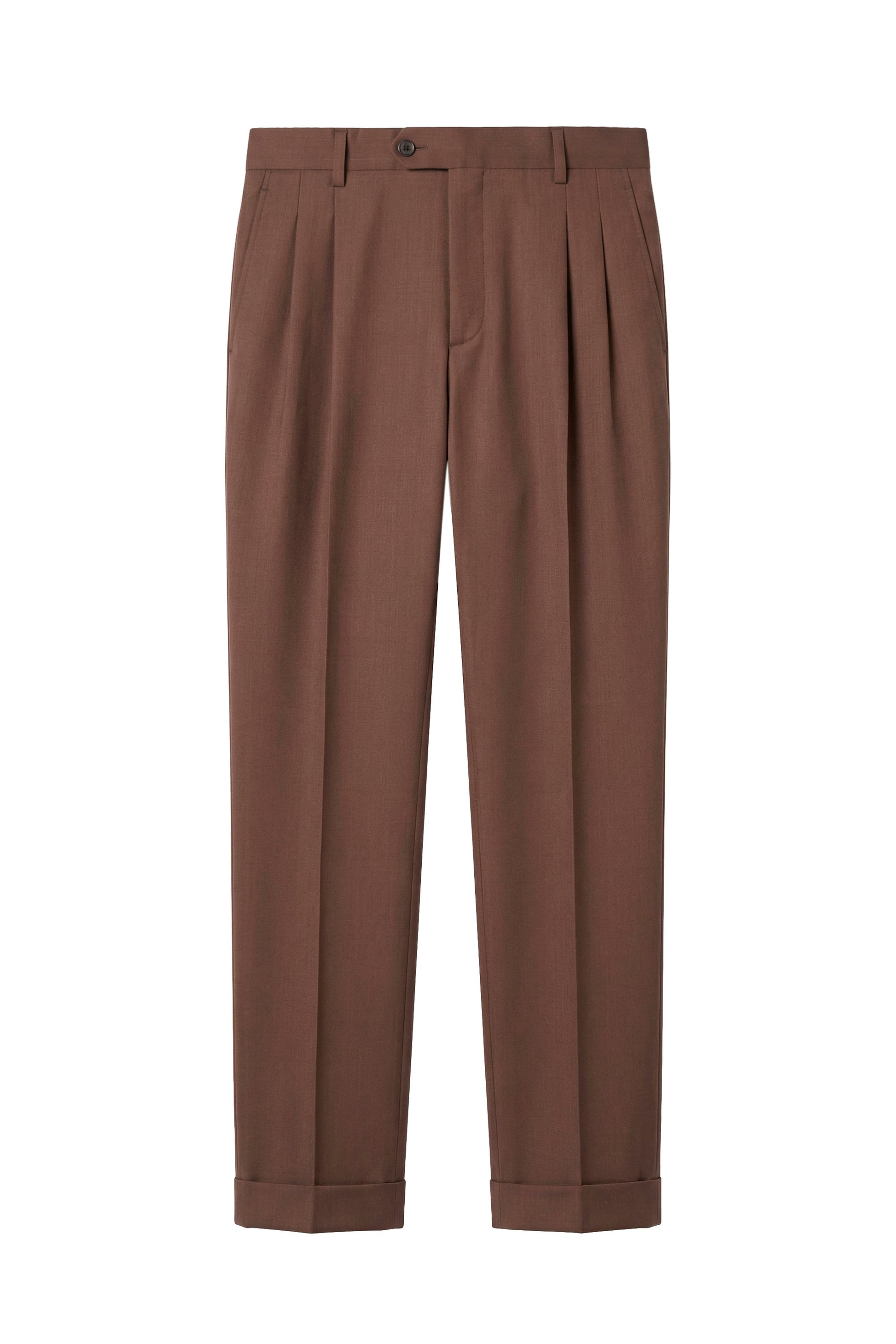 Fresco wool double pleats trousers - MONTEZEMOLO