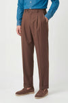 Fresco wool double pleats trousers - MONTEZEMOLO