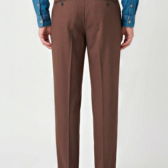 Fresco wool double pleats trousers - MONTEZEMOLO