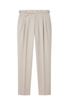 Double pleats Wide-fit fresco wool trousers - MONTEZEMOLO