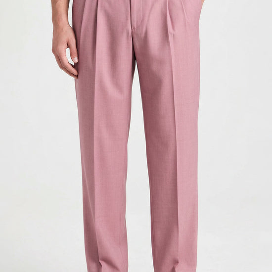 Double pleats Wide-fit fresco wool trousers - MONTEZEMOLO