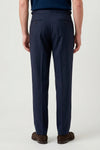 Double pleats Wide-fit fresco wool trousers - MONTEZEMOLO