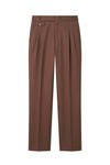 Double pleats Wide-fit fresco wool trousers - MONTEZEMOLO