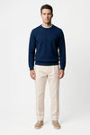 Organic cotton crewneck sweater - MONTEZEMOLO