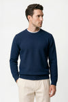 Organic cotton crewneck sweater - MONTEZEMOLO