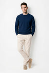 Organic cotton crewneck sweater - MONTEZEMOLO