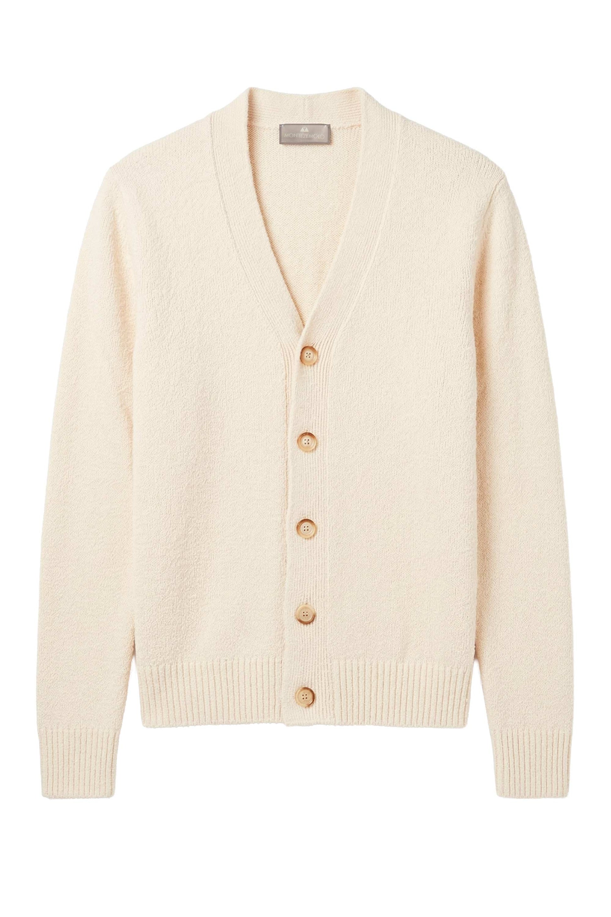 Bouclé cotton cardigan - MONTEZEMOLO