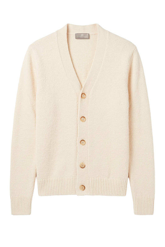Bouclé cotton cardigan - MONTEZEMOLO