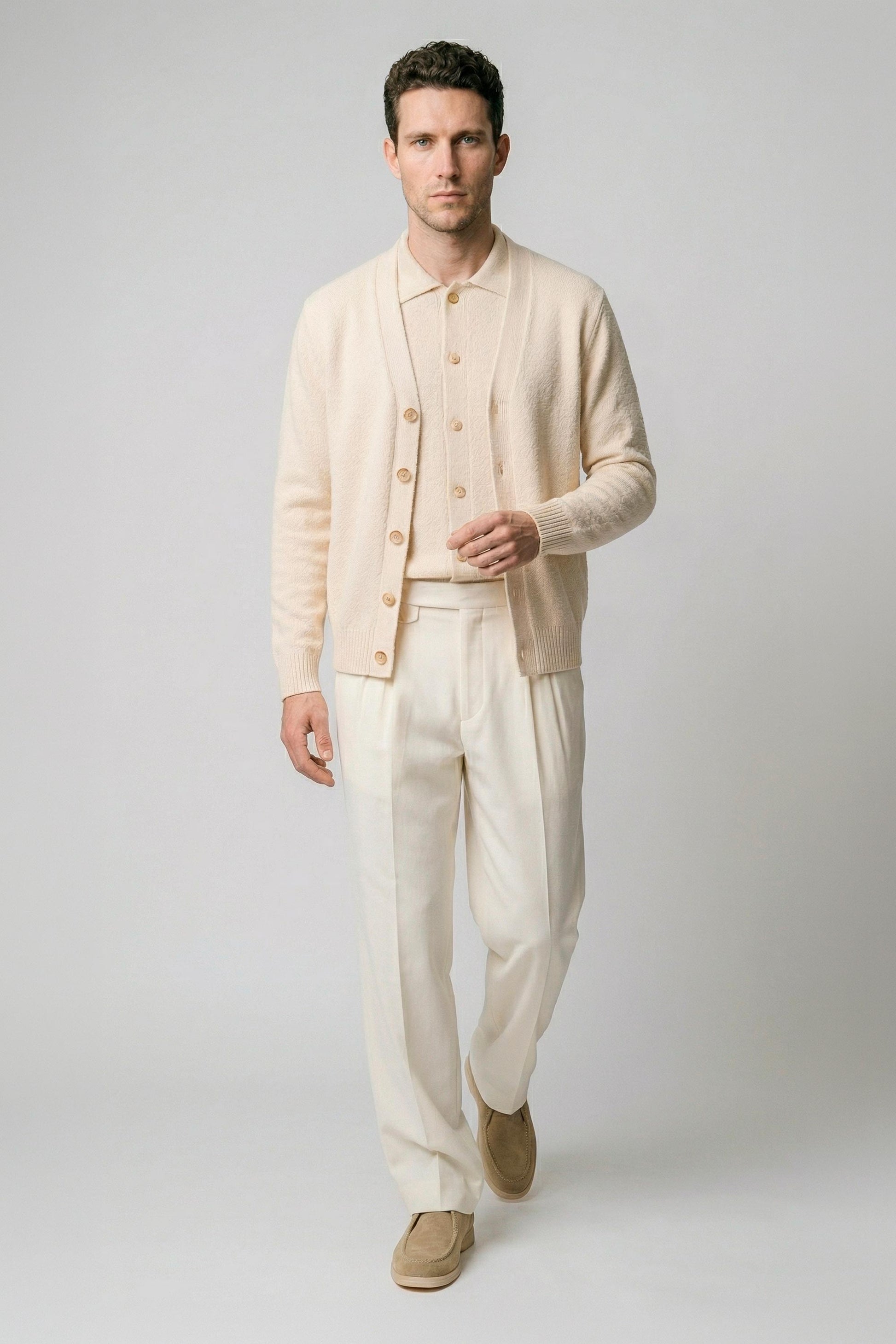 Bouclé cotton cardigan - MONTEZEMOLO