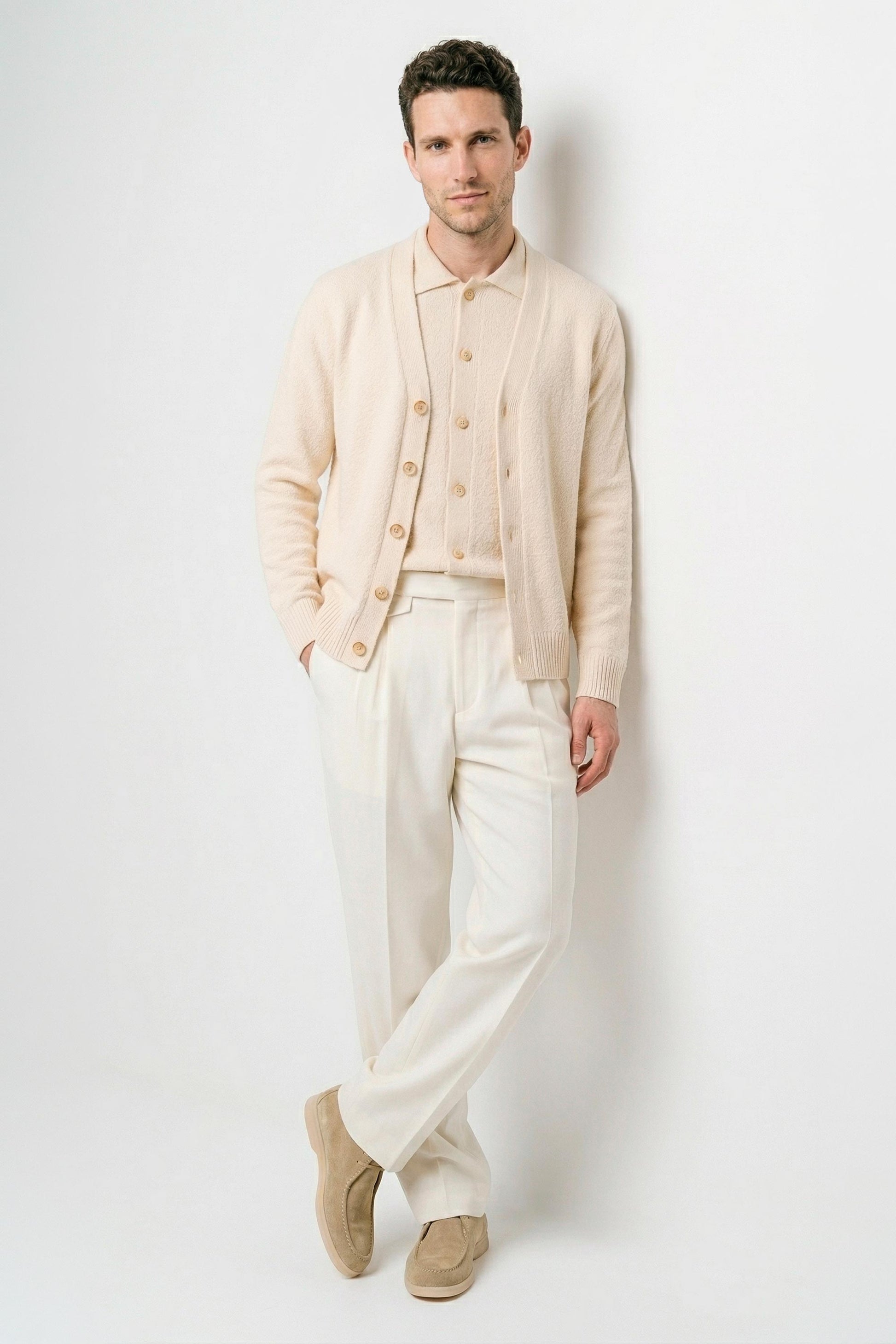 Bouclé cotton cardigan - MONTEZEMOLO