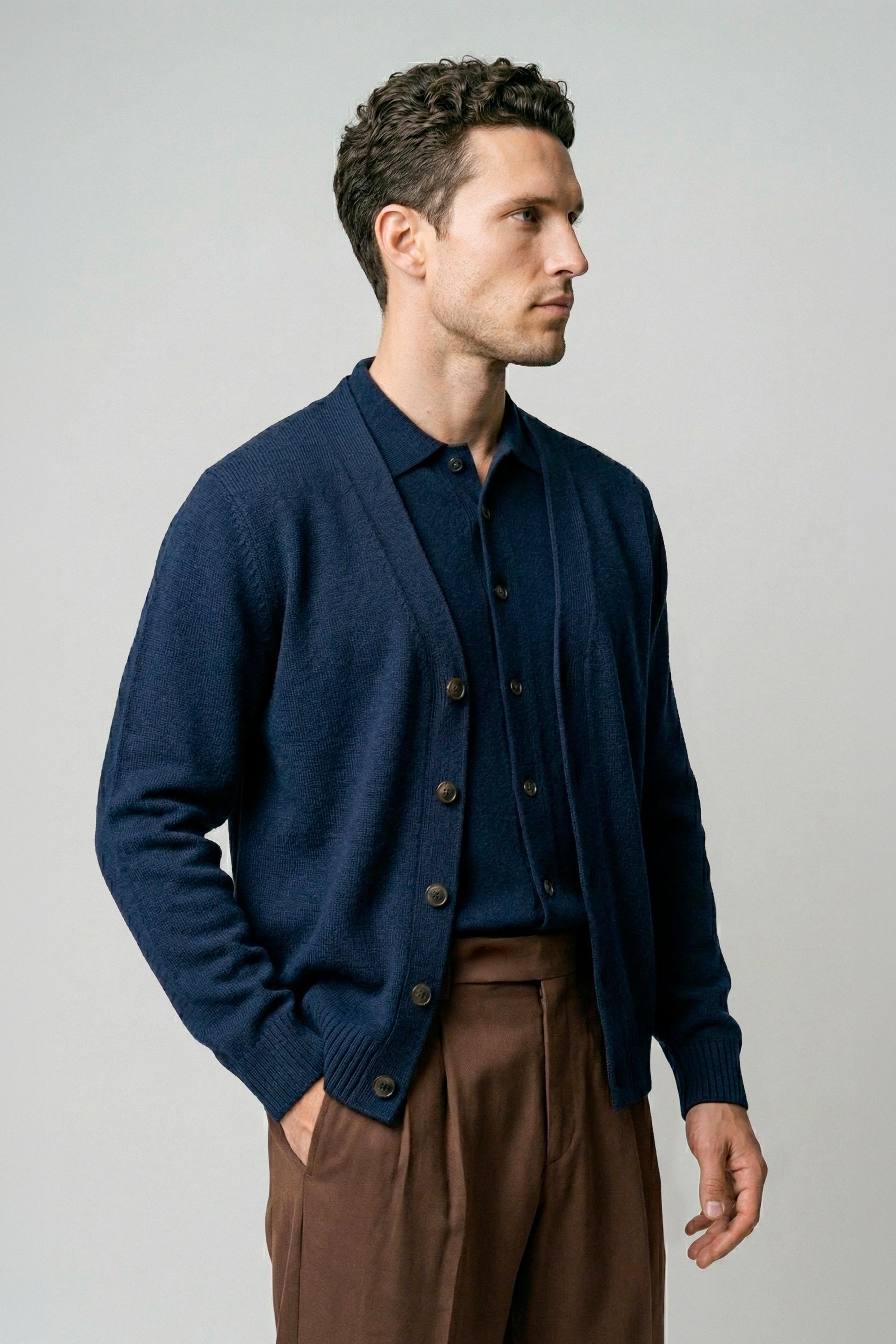 Bouclé cotton cardigan - MONTEZEMOLO