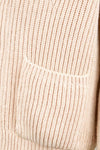Shawl collar organic cotton rib cardigan - MONTEZEMOLO