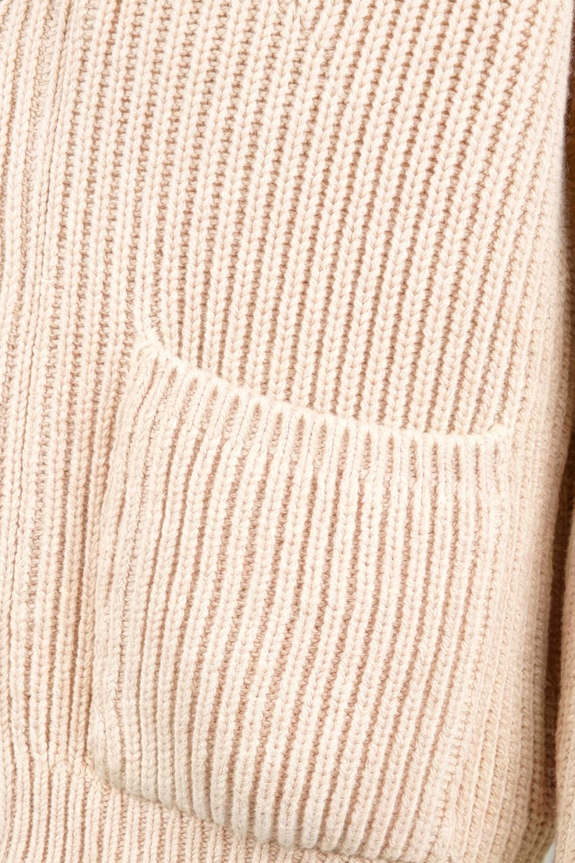 Shawl collar organic cotton rib cardigan - MONTEZEMOLO