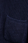 Shawl collar organic cotton rib cardigan - MONTEZEMOLO