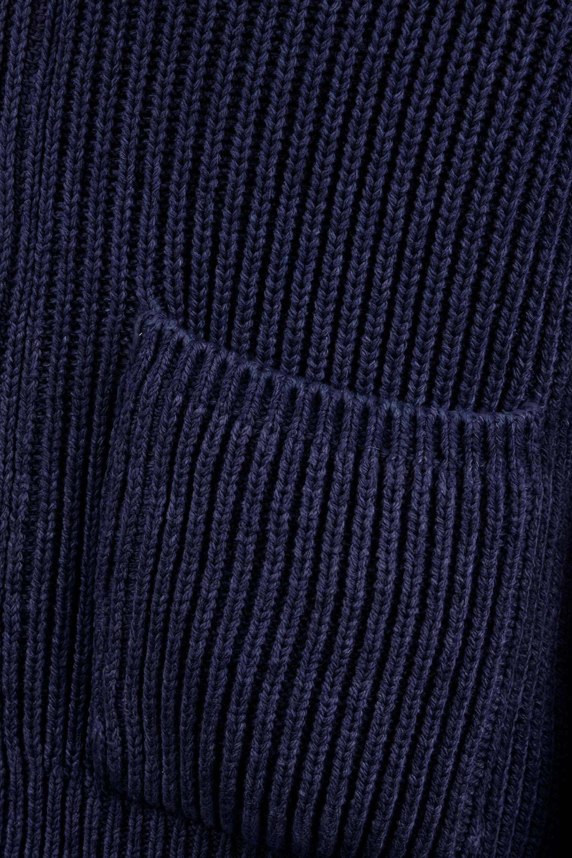 Shawl collar organic cotton rib cardigan - MONTEZEMOLO