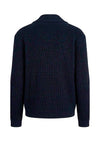 Shawl collar organic cotton rib cardigan - MONTEZEMOLO