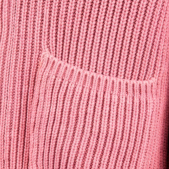 Shawl collar organic cotton rib cardigan - MONTEZEMOLO