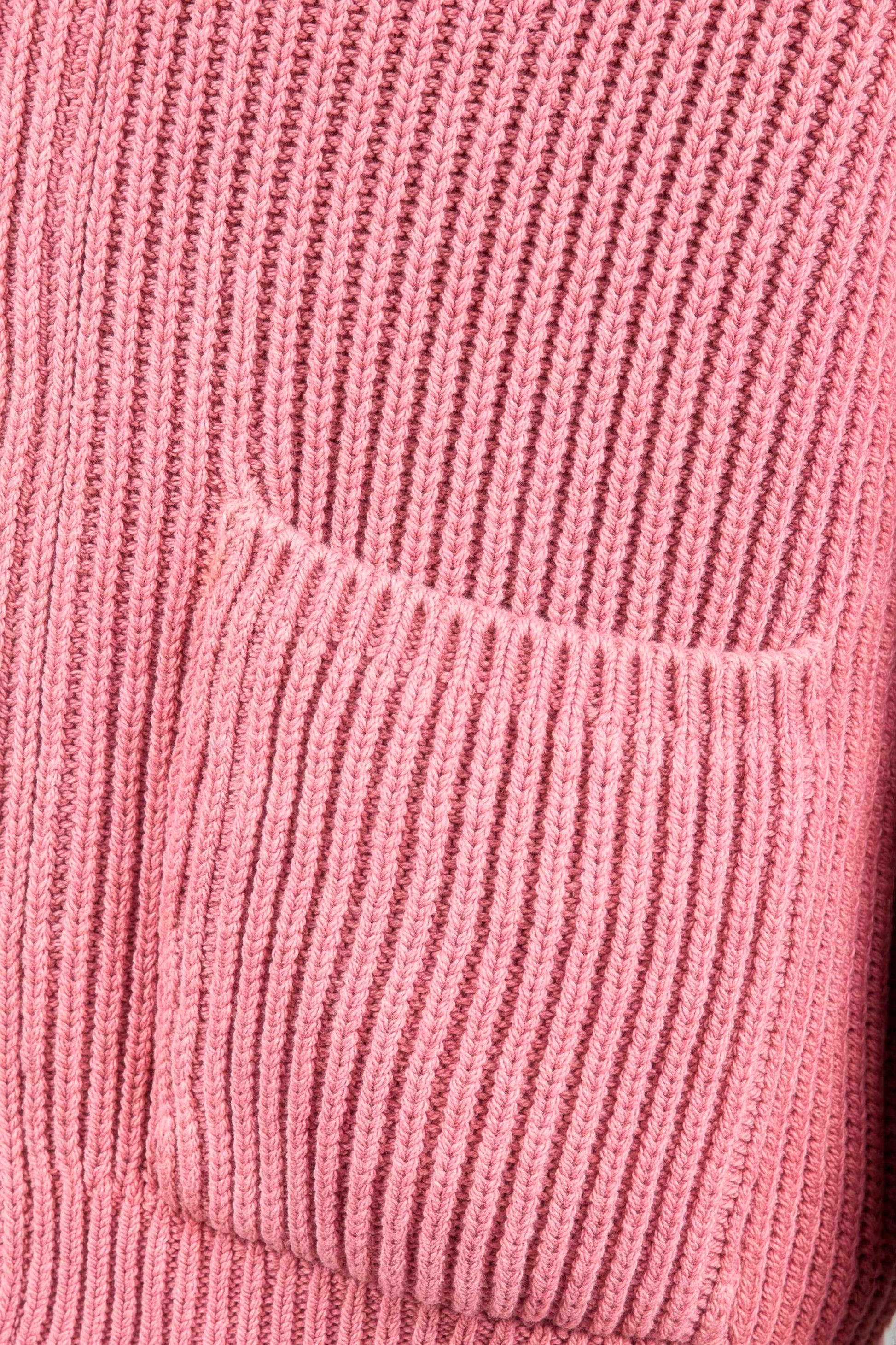 Shawl collar organic cotton rib cardigan - MONTEZEMOLO