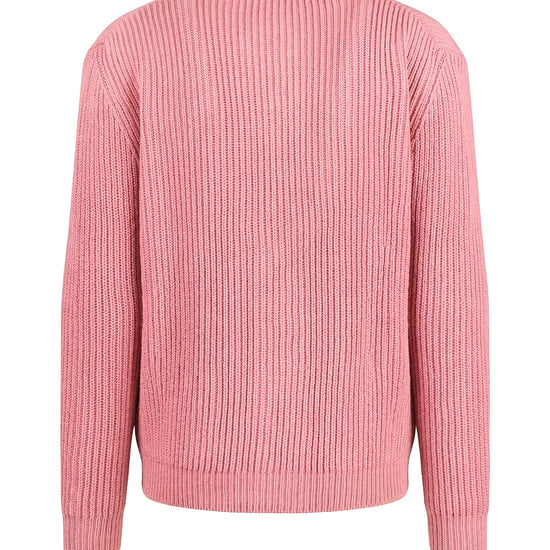 Shawl collar organic cotton rib cardigan - MONTEZEMOLO