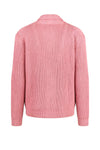 Shawl collar organic cotton rib cardigan - MONTEZEMOLO